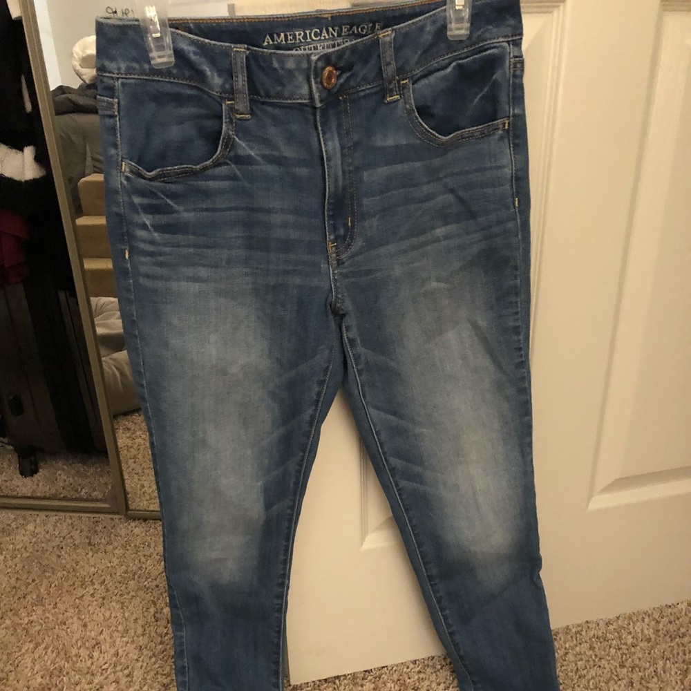Light wash high rise Jegging